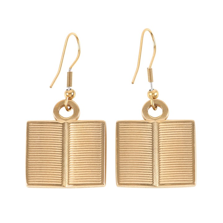 Book Earrings