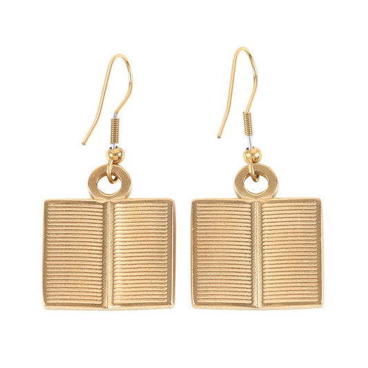 Book Earrings