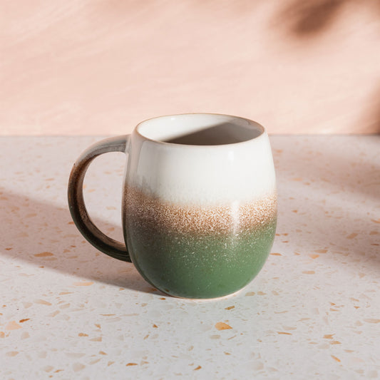 Dipped Glaze Green Mug