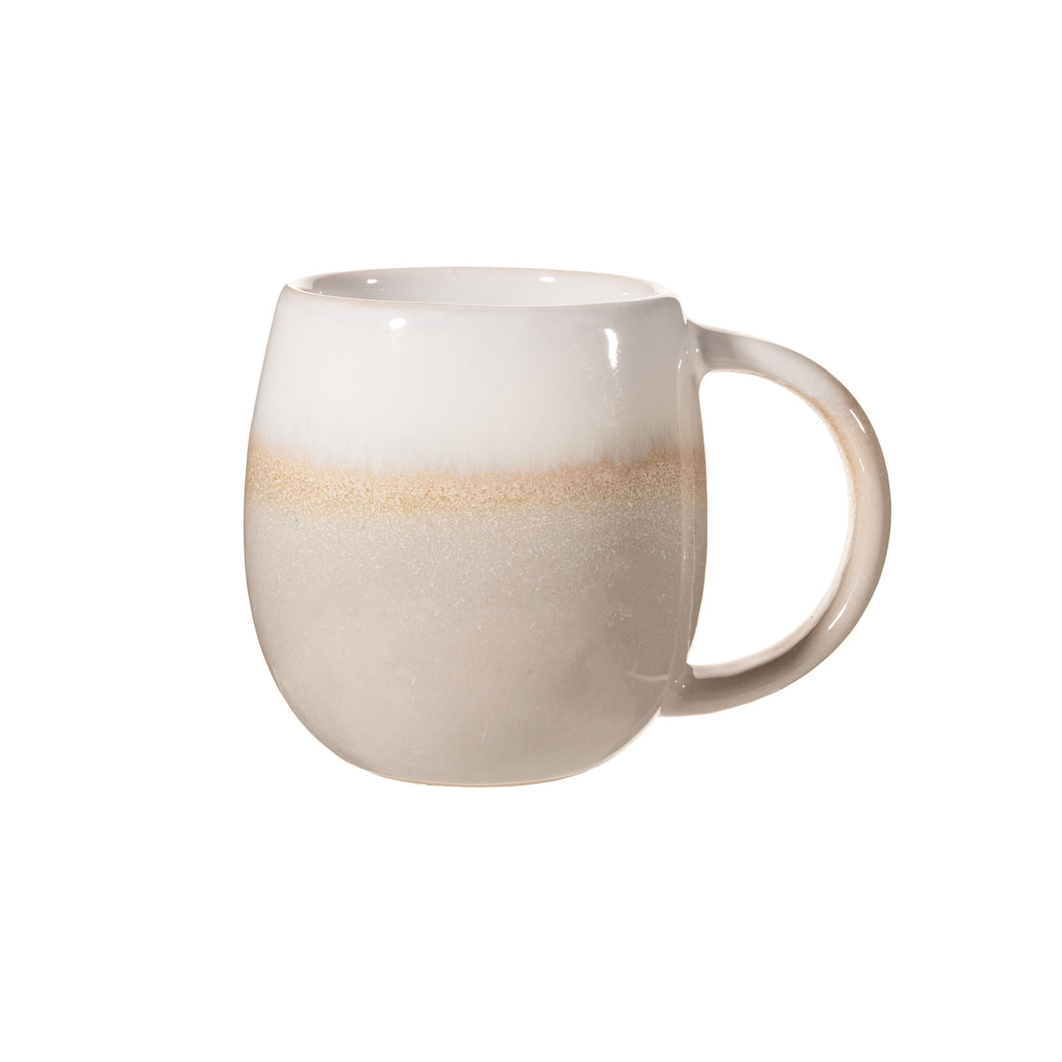 Dipped Glaze Taupe Mug