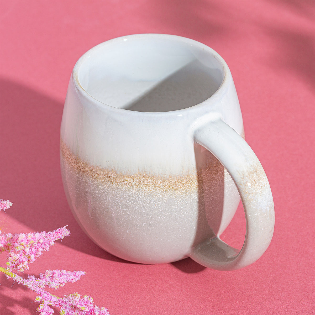 Dipped Glaze Taupe Mug